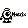 The Netrix mark: a cartoon eyeball character beside the word Netrix and the line Rural Eye Support.